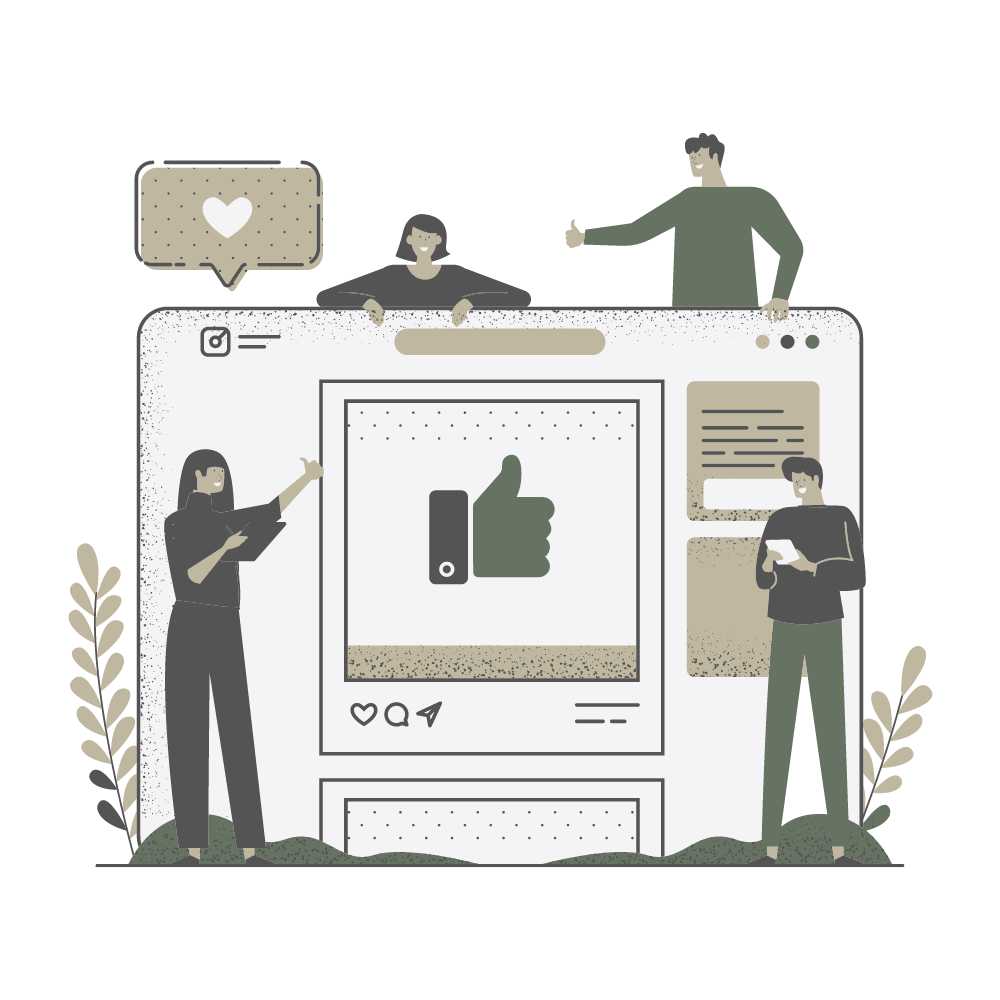 get noticed on social media